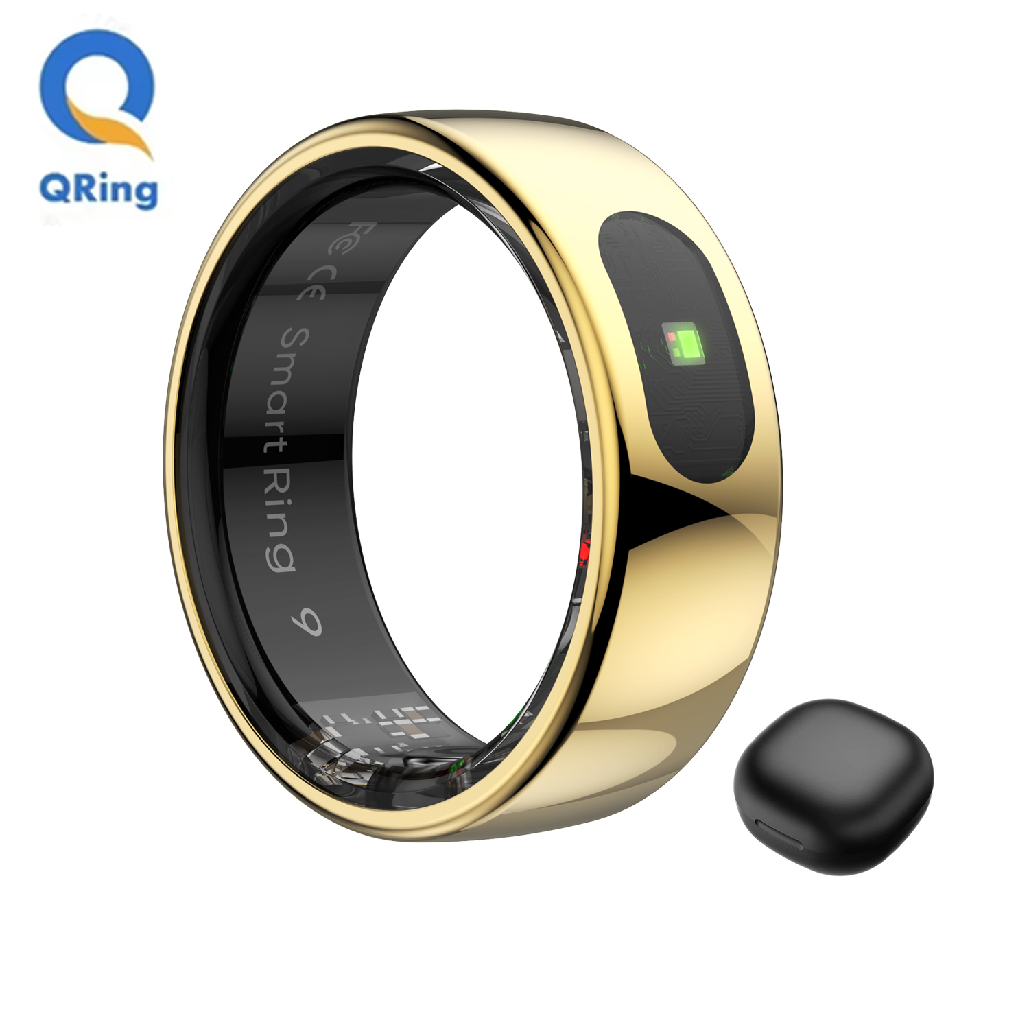Blood Oxygen Monitor - Smart Ring Men Women with Charing