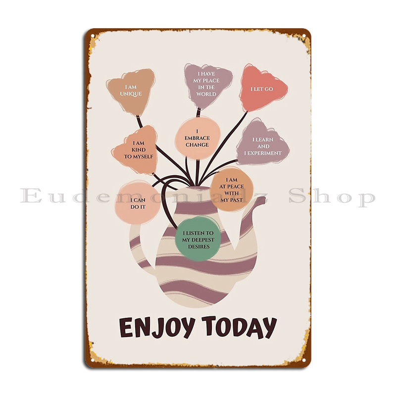 Health Wellness Quotes - Positive Affirmation Floral Art Well Being
