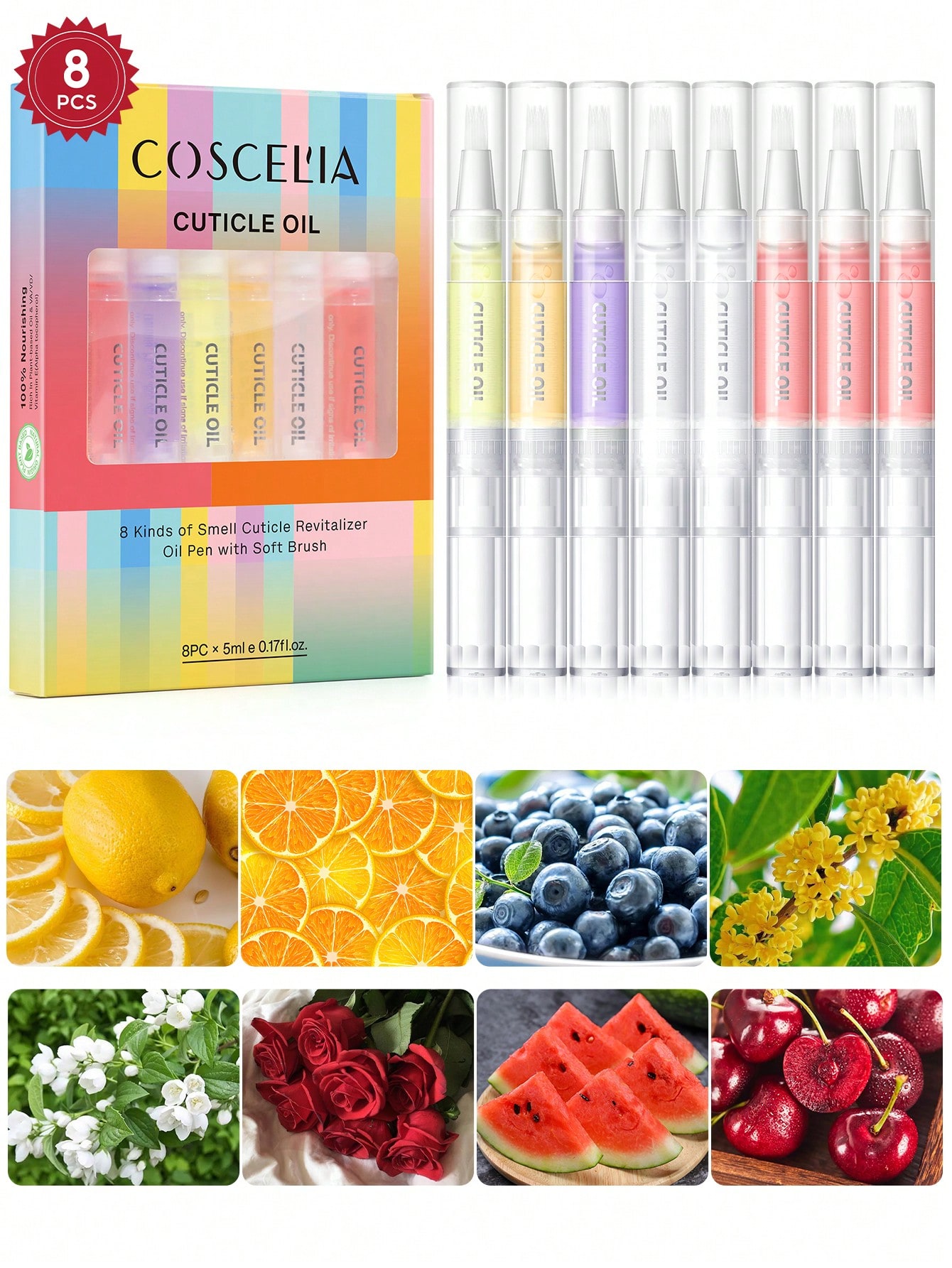 Health & Wellness Resources - coscelia 1/4/5/8/16PCS 5ML Nail Cuticle Oil