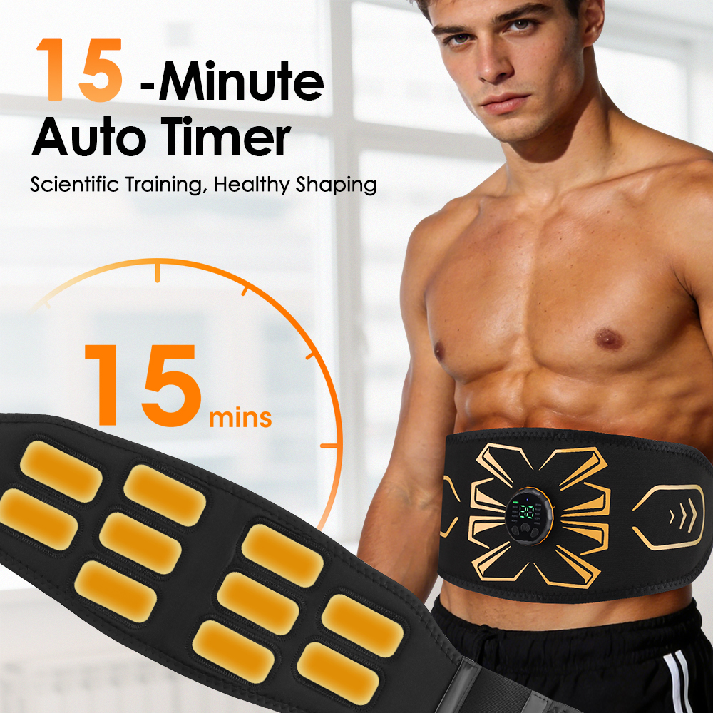 Health Wellness And Fitness - Abdominal Massager Waist Belt Muscle Toner