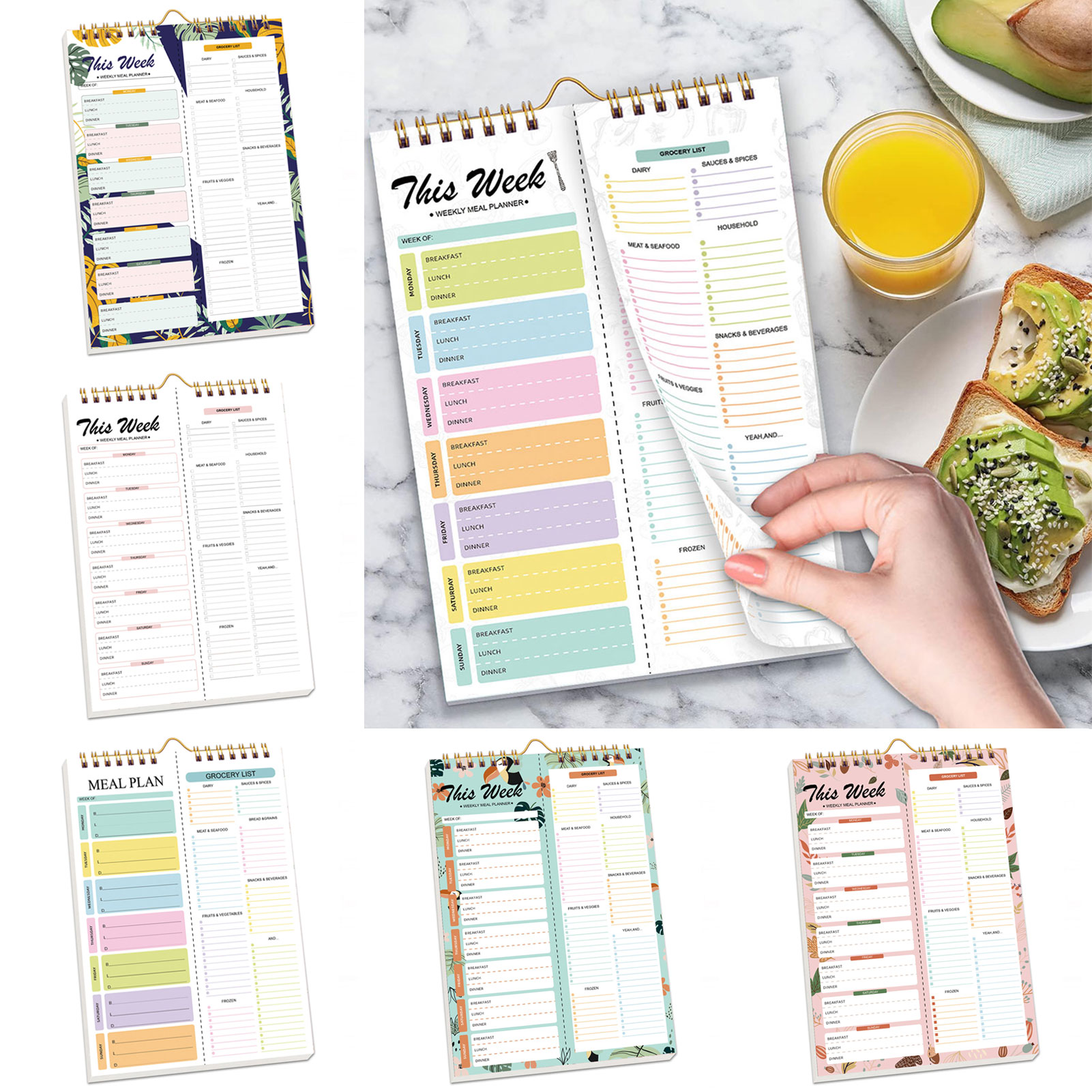 Breakfast Lunch Dinner Weekly  - Health Wellness Planner reseña y precio