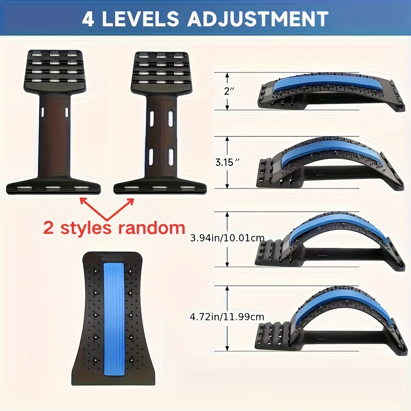 3-Level Back Stretcher Posture - Health Wellness And Fitness reseña y precio