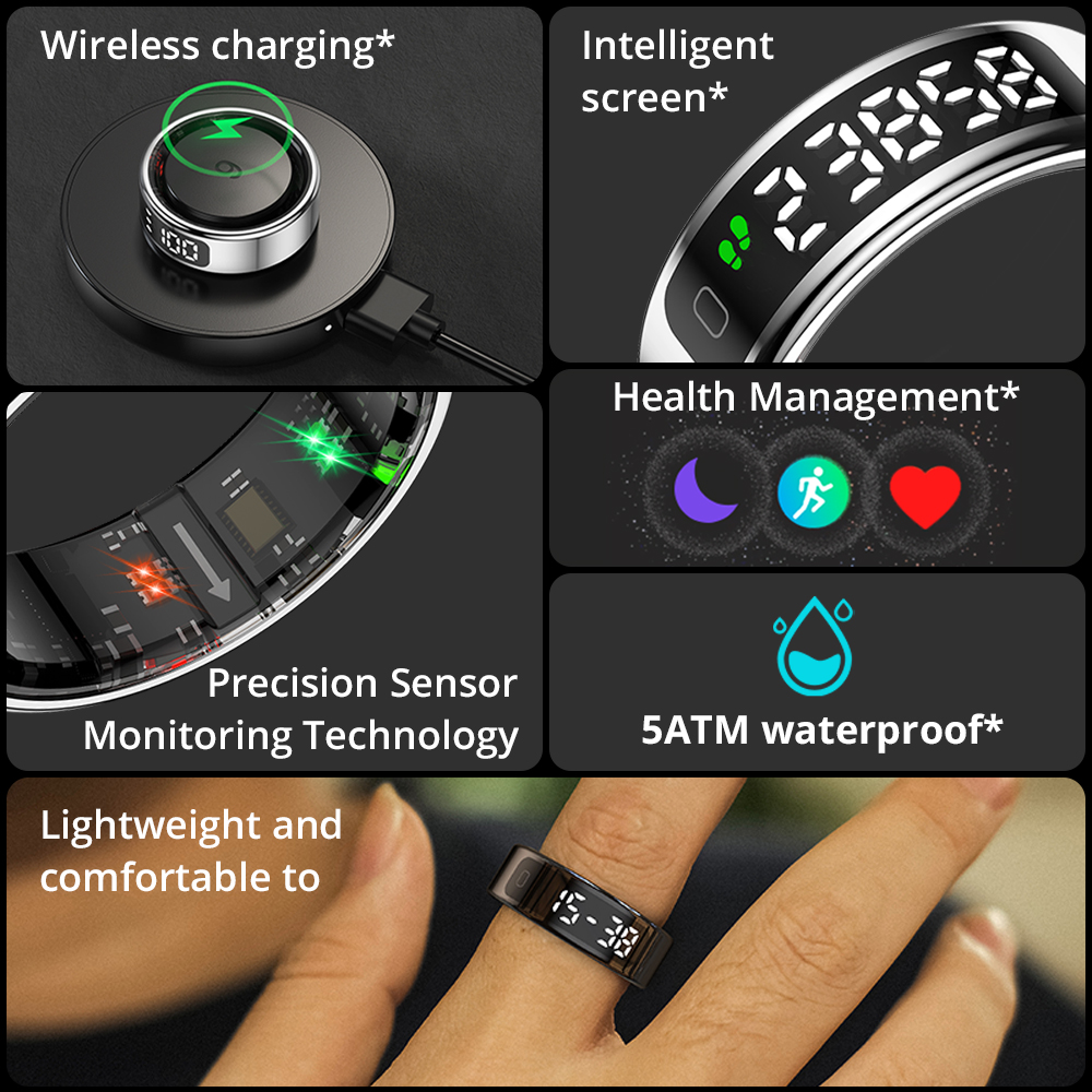 COLMI R12 Smart Ring with Disp - Blood Oxygen Monitor reseña y precio
