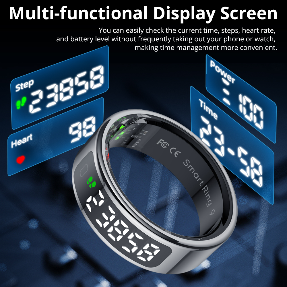 COLMI R12 Smart Ring with Disp - Blood Oxygen Monitor reseña y precio
