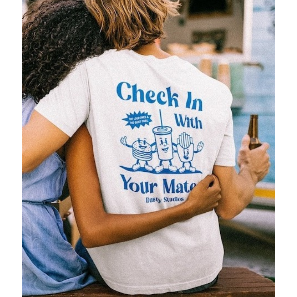 Check in With Your Mates T-Shi - Your Health Wellness reseña y precio