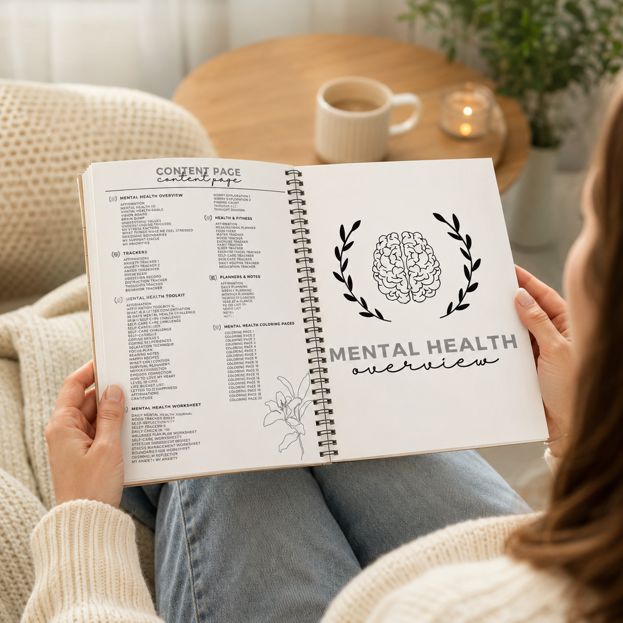 Mental Health Journal Bundle S - Health Wellness Planner reseña y precio