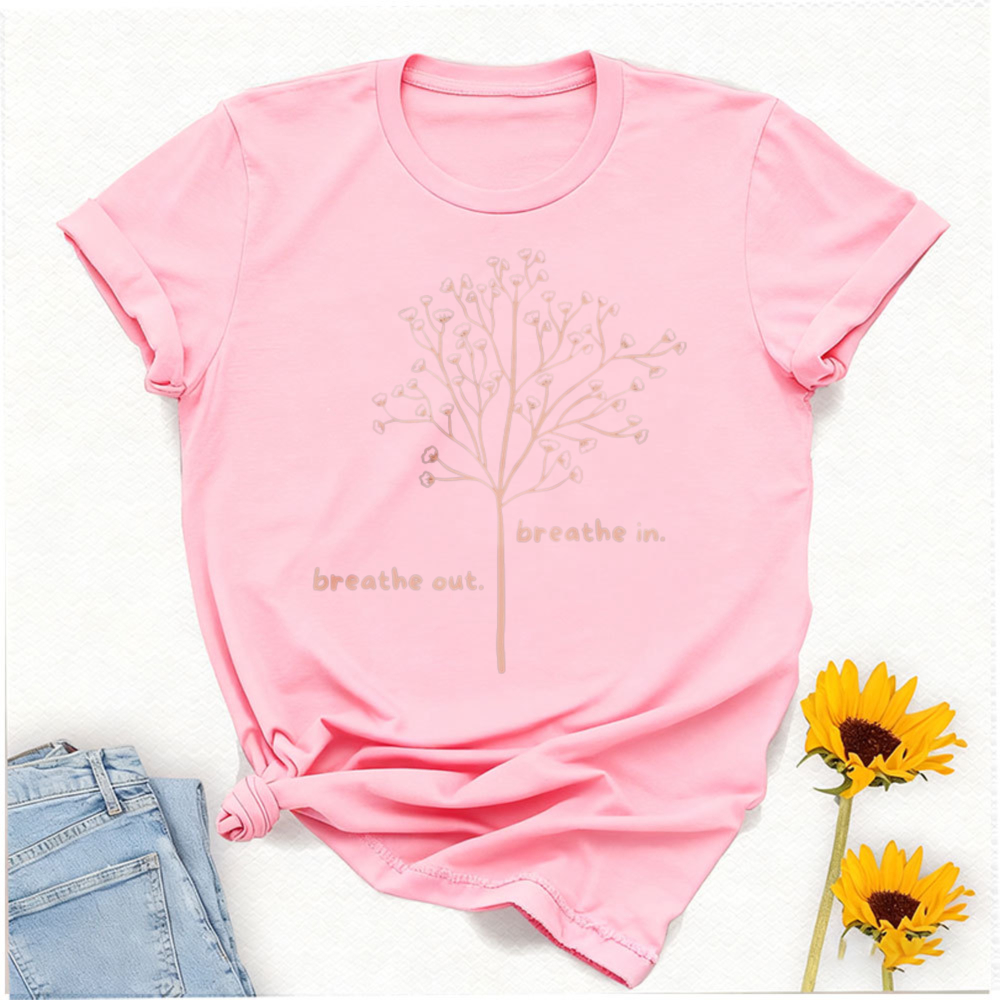 Breathe in Breathe Out T-Shirt - Your Health Wellness reseña y precio