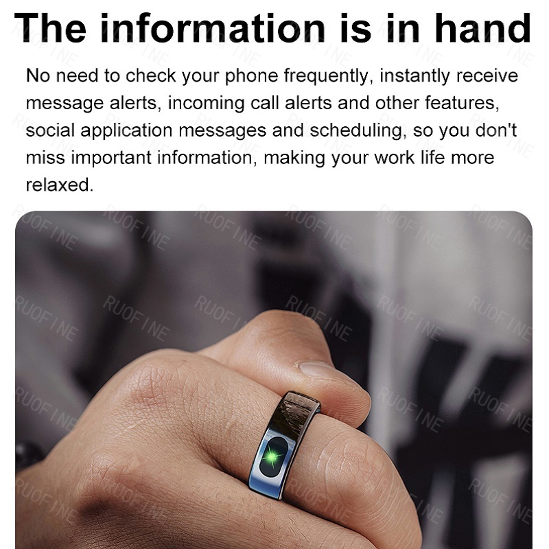 Ring R08 Qring Women's Men Mes - Blood Oxygen Monitor reseña y precio