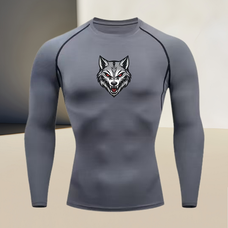 Men's long sleeved round neck  - Health Wellness And Fitness reseña y precio