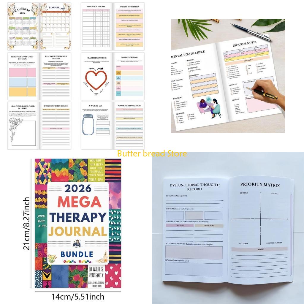 W89C Therapeutic Activity Writ - Health Wellness Planner reseña y precio