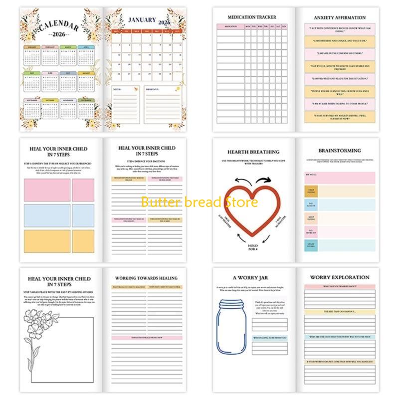 W89C Therapeutic Activity Writ - Health Wellness Planner reseña y precio