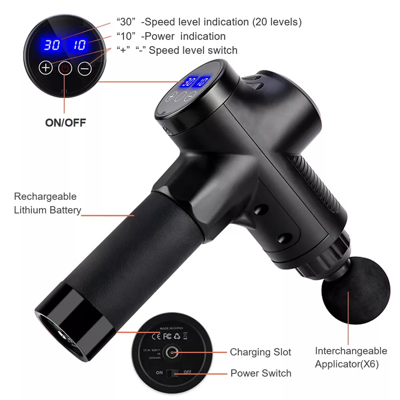 Fascial Massage Gun Electric P - Health Wellness And Fitness reseña y precio