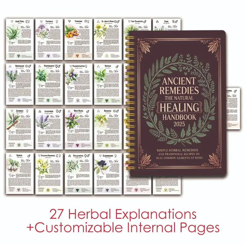 Natural Remedies Handbook with - Health & Wellness Resources reseña y precio