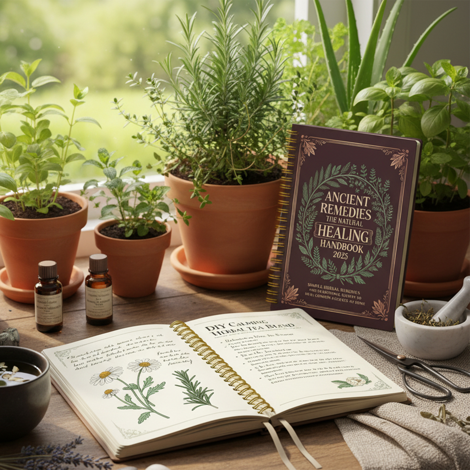 Natural Remedies Handbook with - Health & Wellness Resources reseña y precio