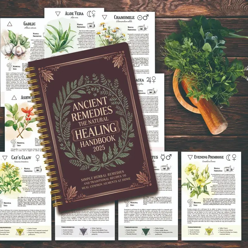 Natural Remedies Handbook with - Health & Wellness Resources reseña y precio