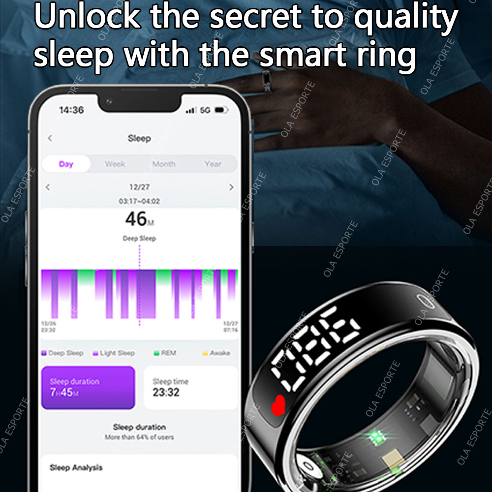 2026 New Smart Ring Display Sc - Blood Oxygen Monitor reseña y precio