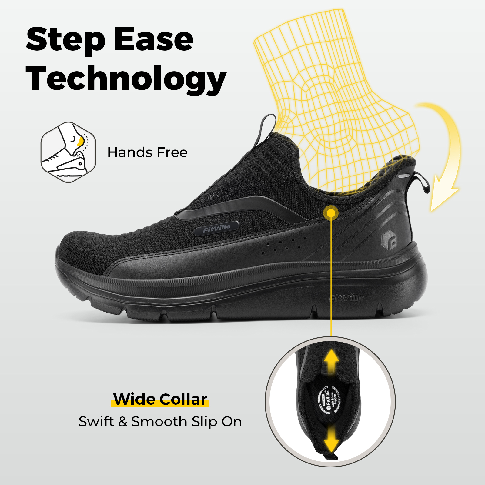 Fitville Wide Men's Shoes Fitn - Health Wellness And Fitness reseña y precio