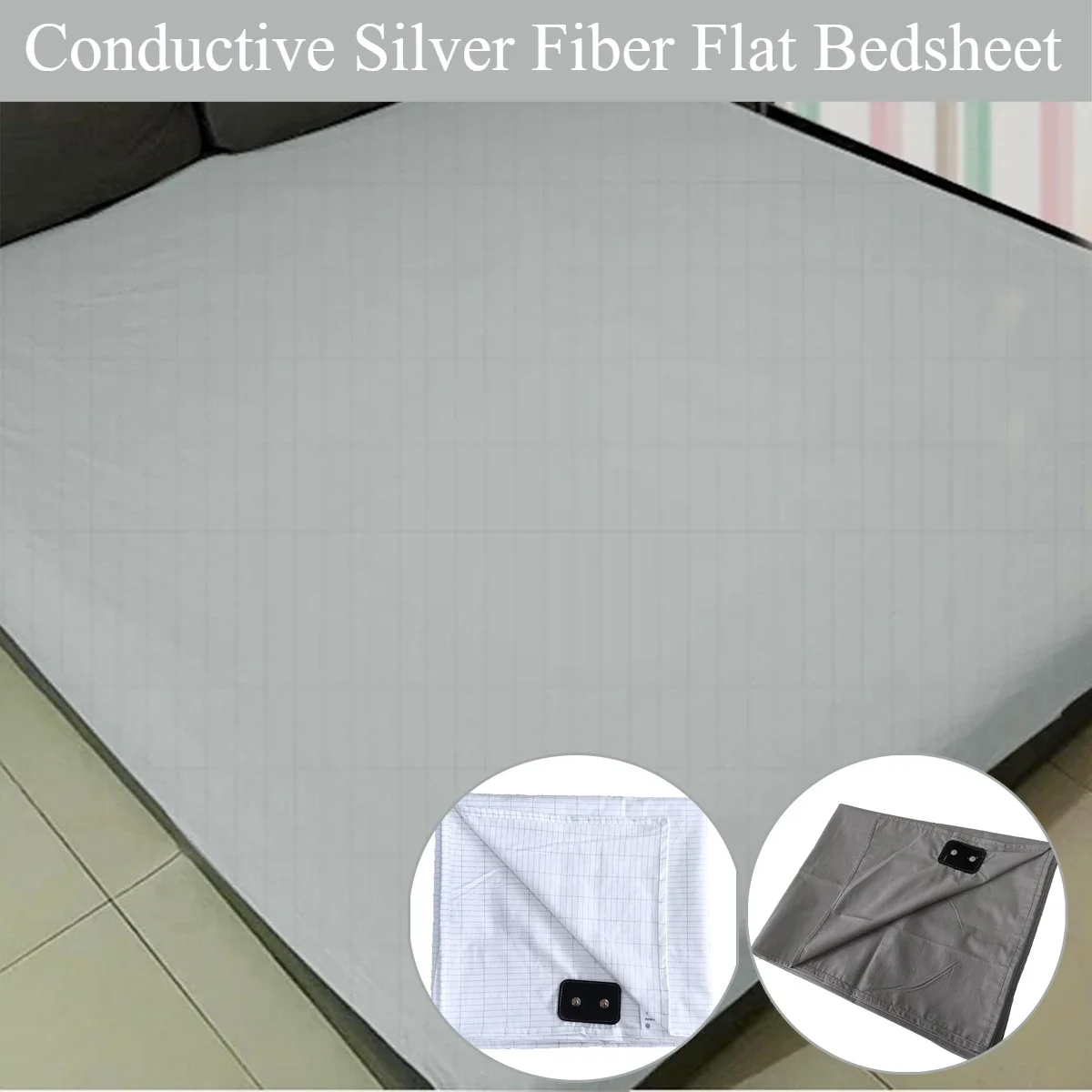 Earthing Bed Sheet Flat Sheet  - Health Wellness Uk reseña y precio