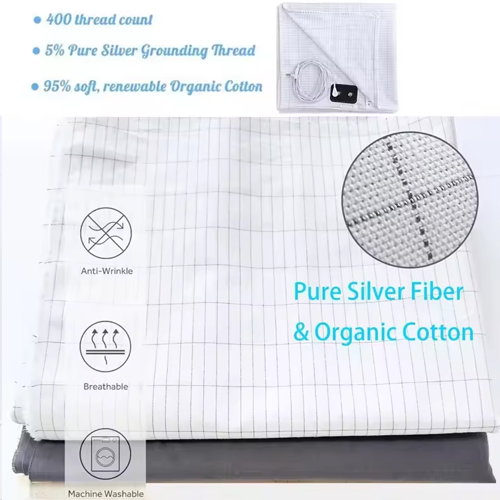 Earthing Bed Sheet Flat Sheet  - Health Wellness Uk reseña y precio