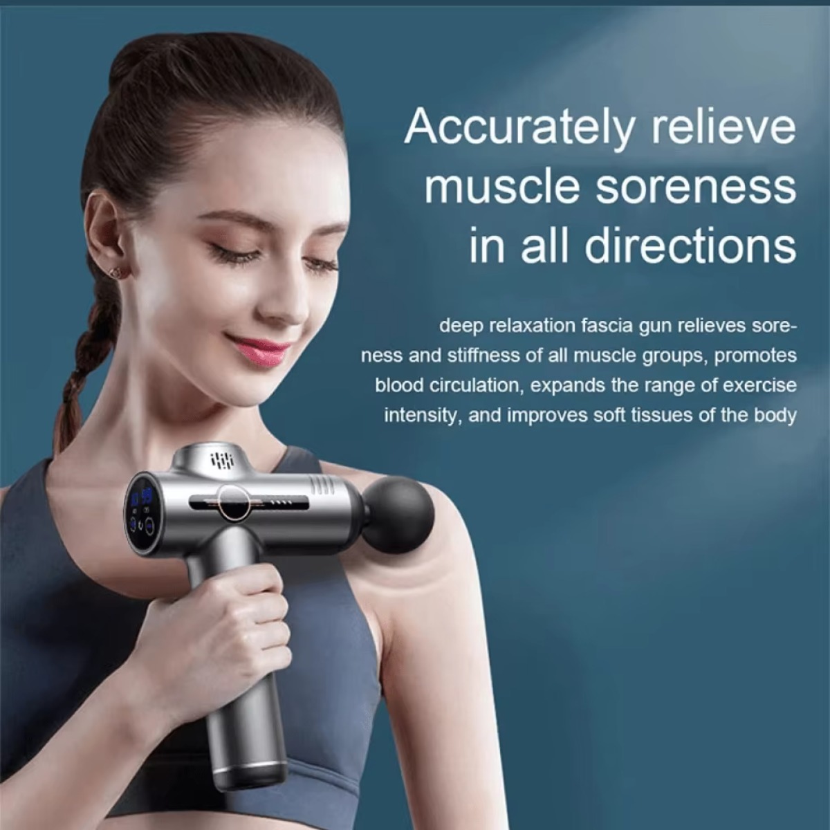 Portable Fascia Gun Vibration  - Health Wellness And Fitness reseña y precio