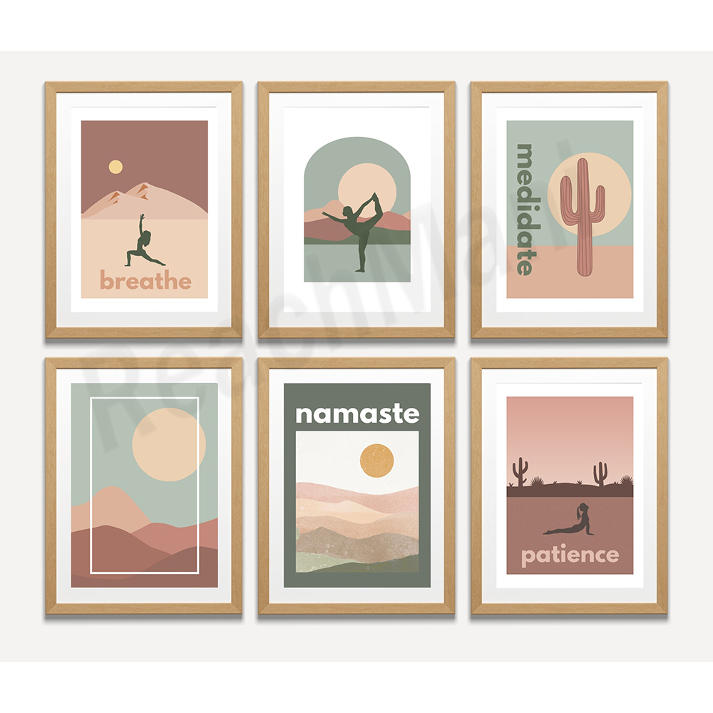 Safe Space Mindfulness Poster  - Health Wellness Poster reseña y precio