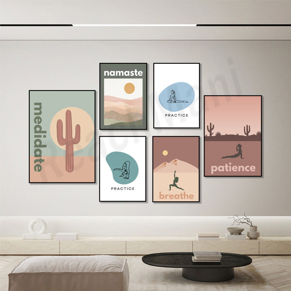 Safe Space Mindfulness Poster  - Health Wellness Poster reseña y precio