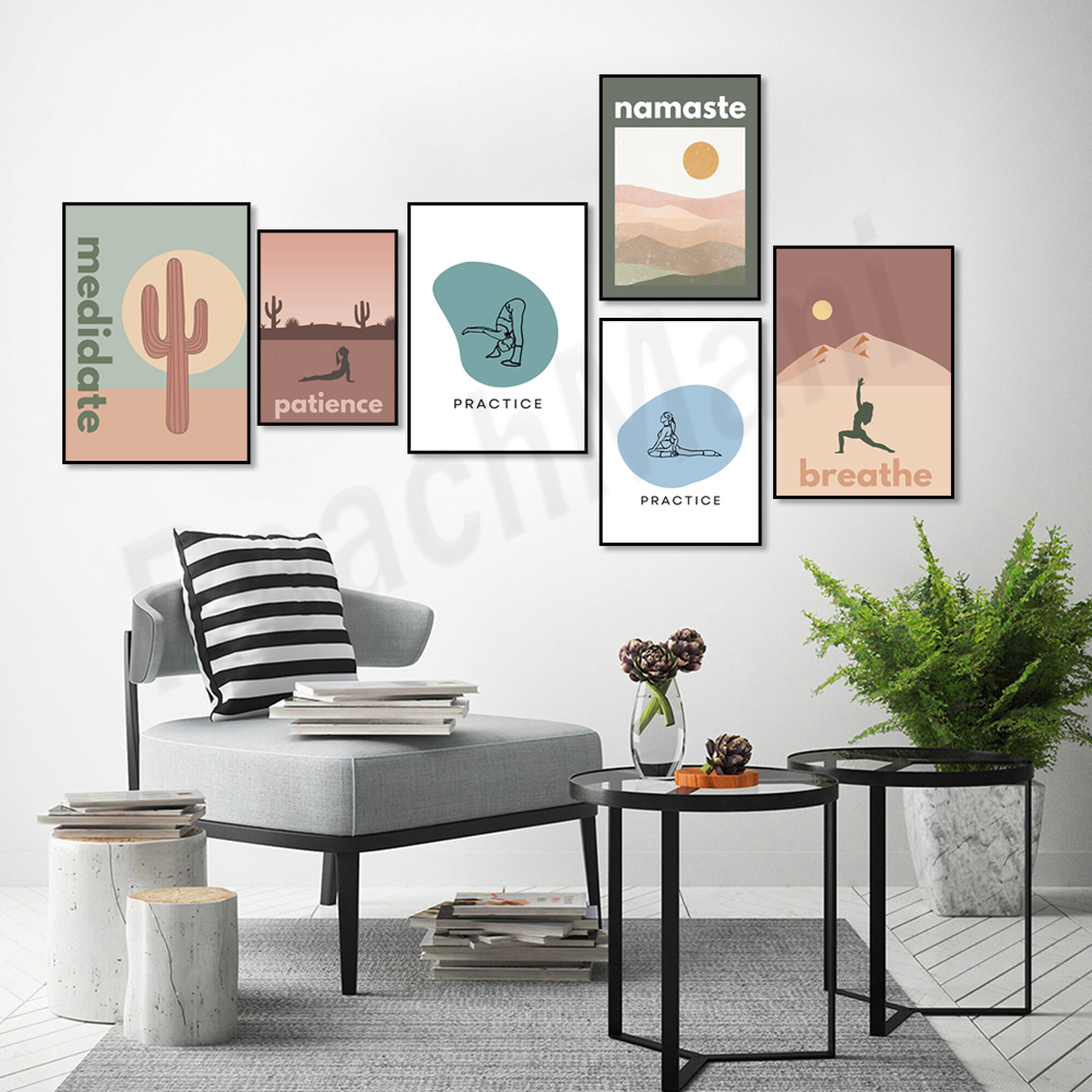 Safe Space Mindfulness Poster  - Health Wellness Poster reseña y precio