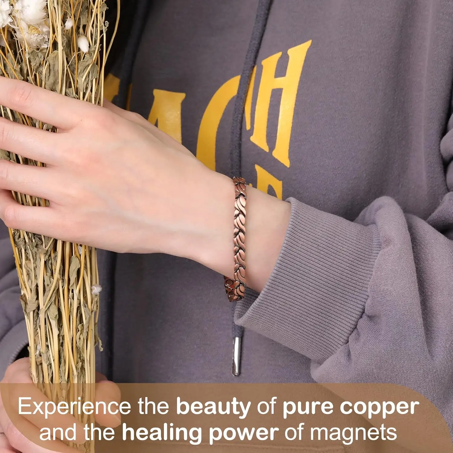 ARADOO Pure Copper Magnetic Br - Health Wellness Bracelet reseña y precio