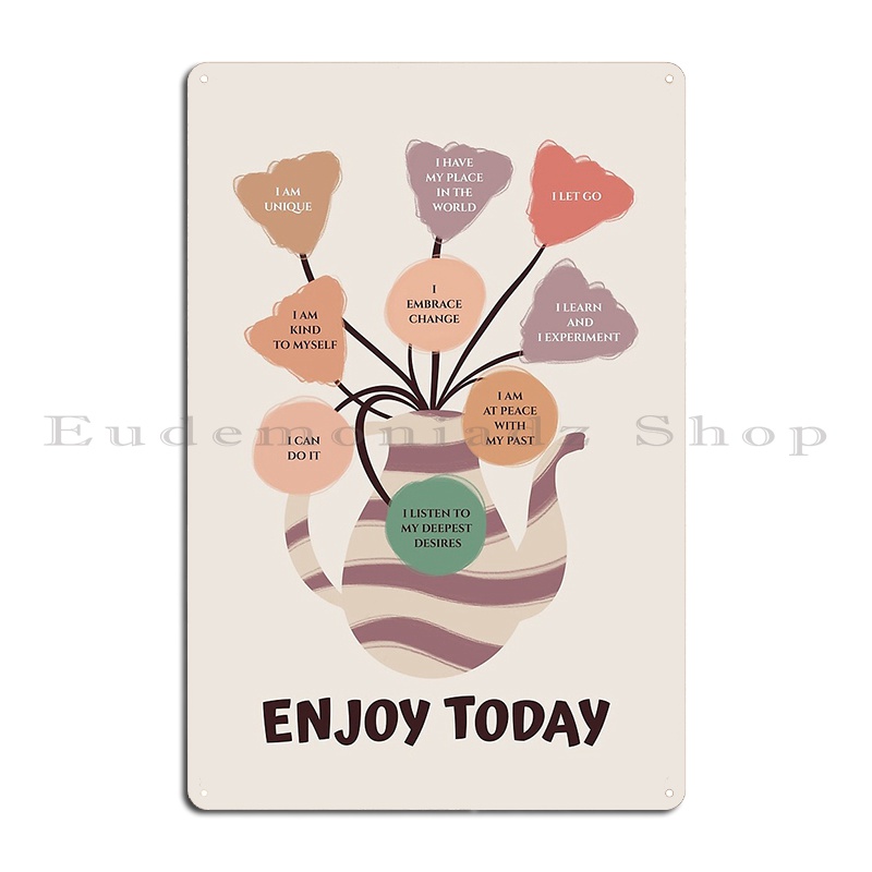 Positive Affirmation Floral Ar - Health Wellness Quotes reseña y precio