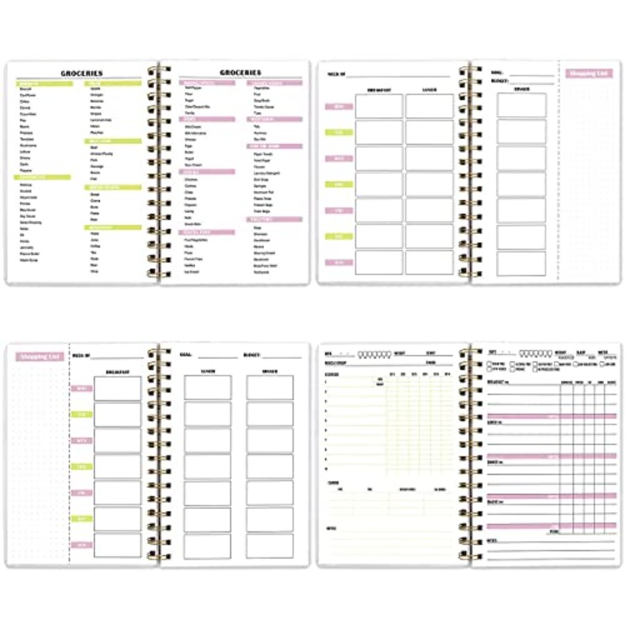 Food and Fitness Meal Workout  - Health Wellness Planner reseña y precio