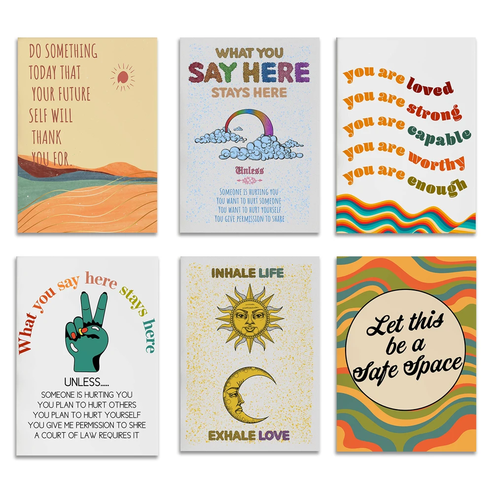 Self Care Mental Health Therap - Health Wellness Poster reseña y precio