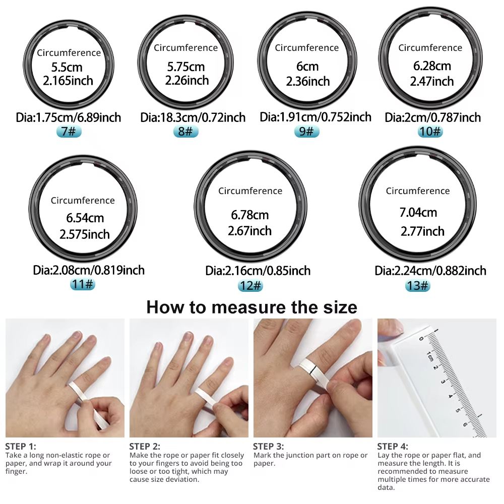R09 Smart Ring Men Women with  - Blood Oxygen Monitor reseña y precio