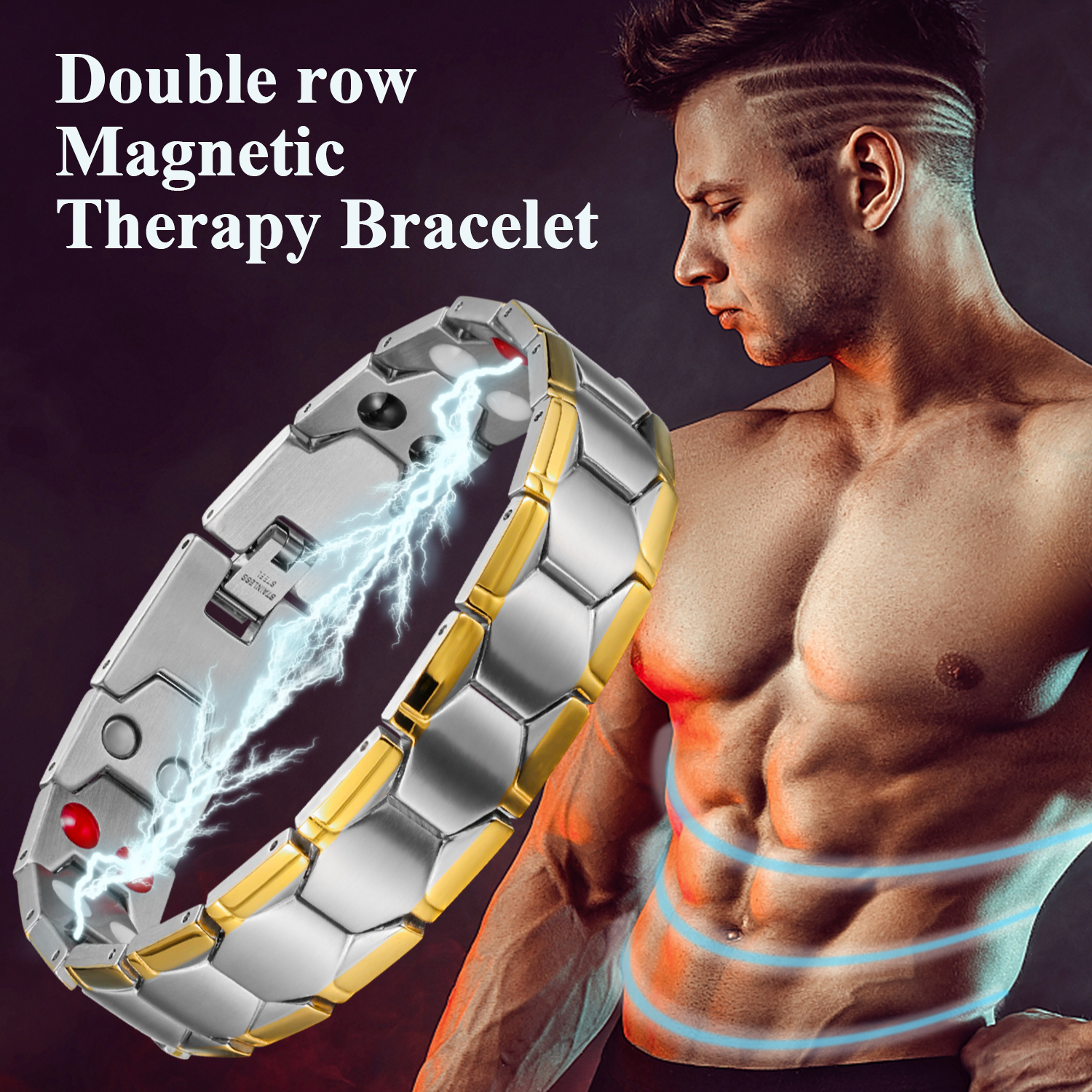 Fashionable Strength Magneitc  - Health Wellness Bracelet reseña y precio