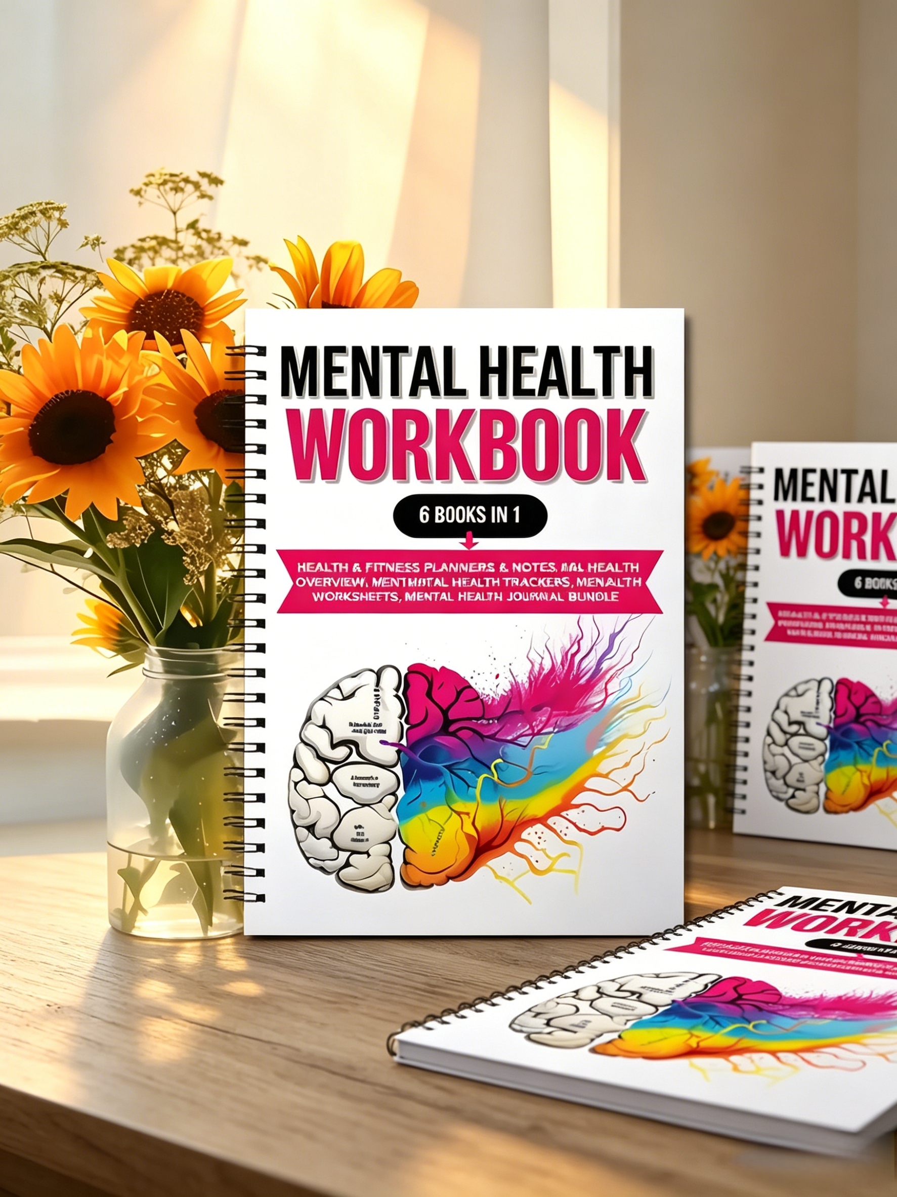 1pcs Mental Health Workbook &  - Health Wellness Planner reseña y precio