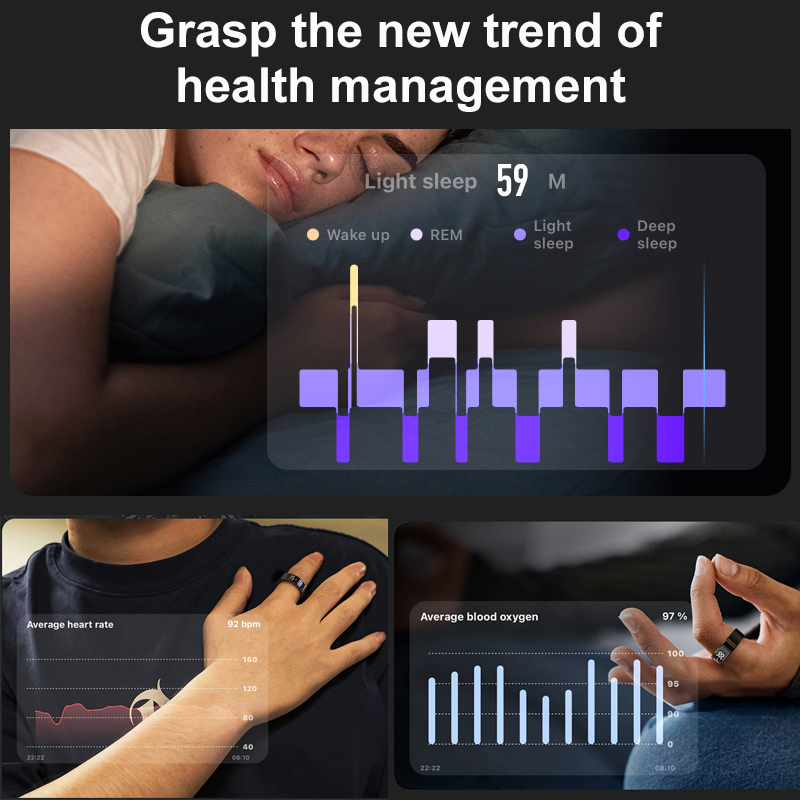Smart Ring Men Women with Char - Blood Oxygen Monitor reseña y precio
