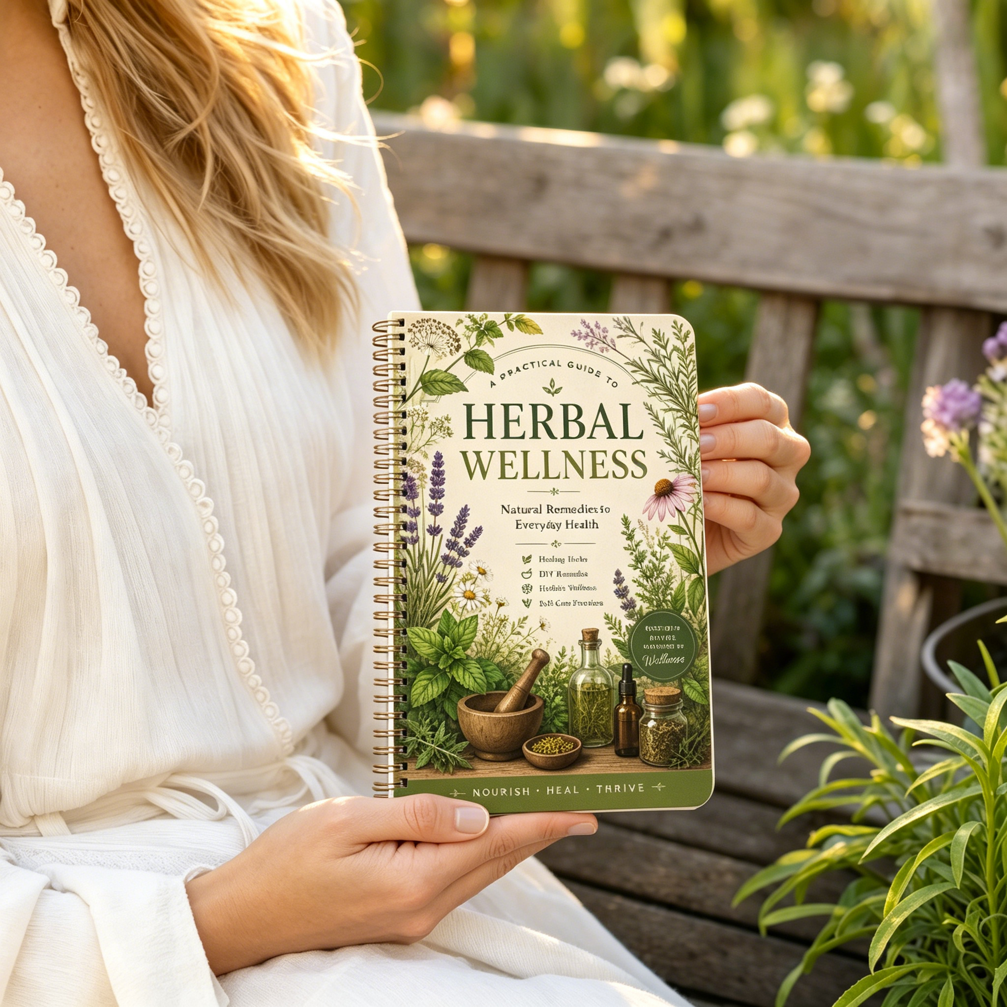 Herbal Remedies Journal A5 Spi - Health Wellness Planner reseña y precio