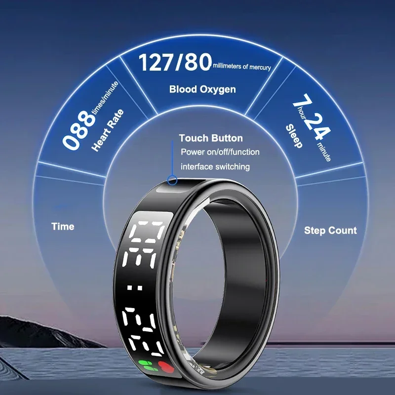 Smart Ring For Men Women Multi - Blood Oxygen Monitor reseña y precio